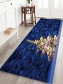 Christmas Tree Snowfield Pattern Water Absorption Area Rug