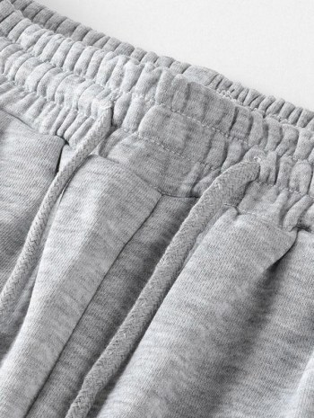 Contrasting Patches Jogger Sweatpants