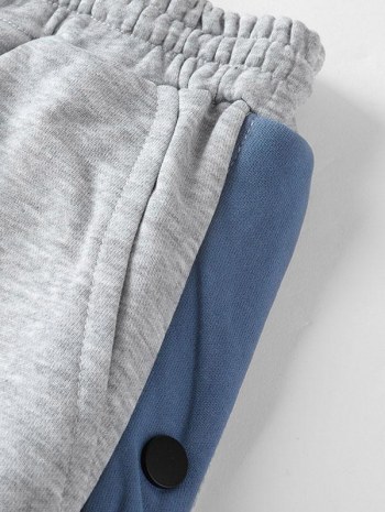 Contrasting Patches Jogger Sweatpants