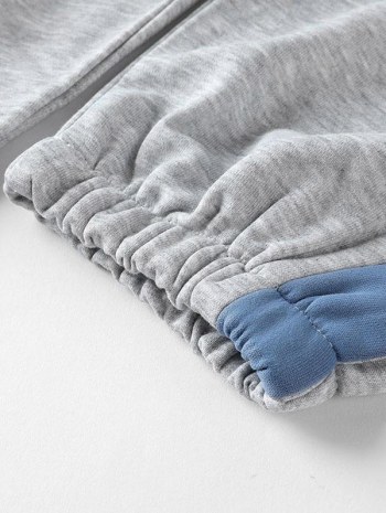 Contrasting Patches Jogger Sweatpants