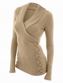 Fashion Women's V-neck Sweater