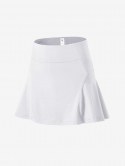 High Waist Solid Color Athletic Skort