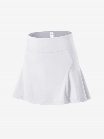 High Waist Solid Color Athletic Skort