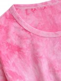 Long Sleeve Tie-dye Cropped T-shirt
