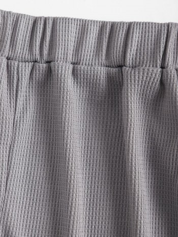 Lounge Knit Two Piece Shorts Set