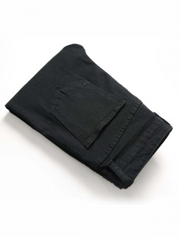 Party Satin Shirt And Frayed Ripped Jeans Set