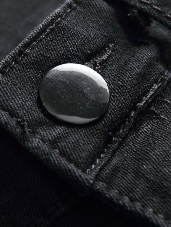 Party Satin Shirt And Frayed Ripped Jeans Set