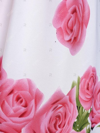 Pleated Flowers Print Cami Top