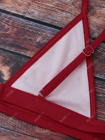 Spaghetti Strap String Bikini Set